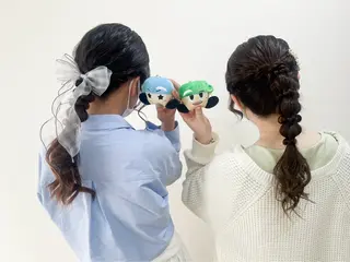 セミロング ヘアアレンジ ヘアセットサロン /上坪愛美のヘアスタイル