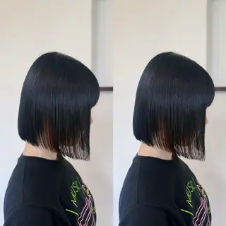 ショート 🎀艶カラー/ヘアメ しおり🎀のヘアスタイル