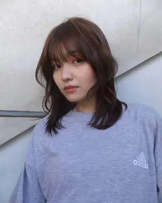 ミディアム MINX青山店所属・結莉/ボブ/ 縮毛矯正のヘアスタイル