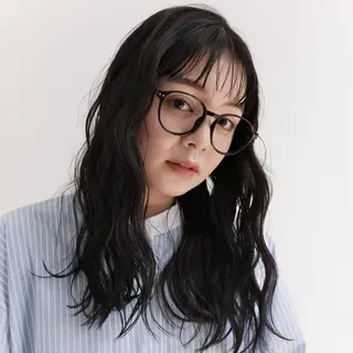 セミロング カラー ブリーチなしWカラー レイヤー/KOHNOのヘアスタイル