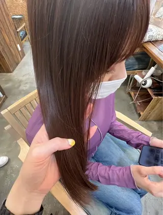 ロング 松谷 瑞姫のヘアスタイル