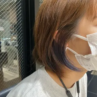 ショート ボブ/顔まわりレイヤ ー/新宿/KOKIのヘアスタイル