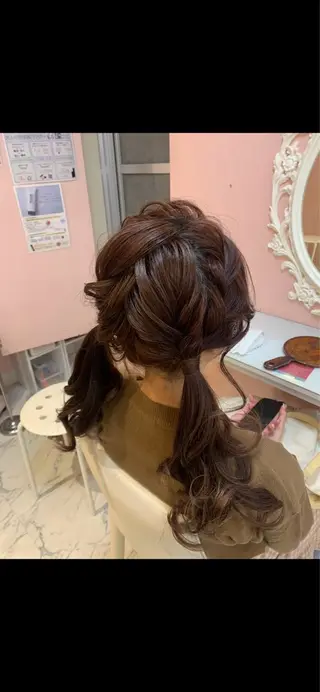 ロング ヘアアレンジ 縮毛矯正／レイヤー／ 🌼mizukiのヘアスタイル