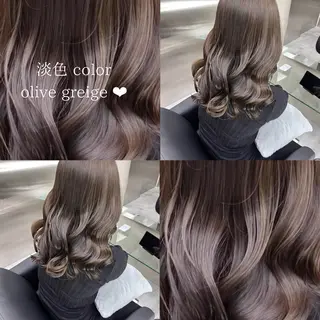セミロング カラー パーマ L’me  TOKYO by youres【エルメトーキョーバイユアーズ】所属・《柔らかhair𓍯 》木村美姫のヘアスタイル