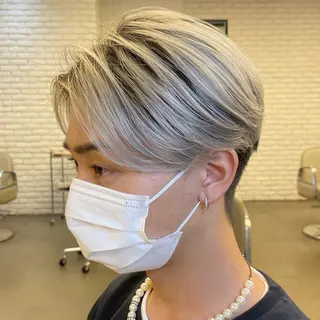 ショート メンズ Ms.CHARM所属・ハイライト無料 韓国ヘア/レイヤーのヘアスタイル