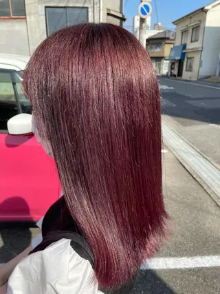 セミロング カラー Vyuha ビューハのヘアスタイル