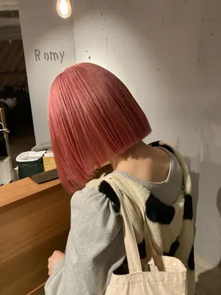 ミディアム まるやま ゆいかのヘアスタイル