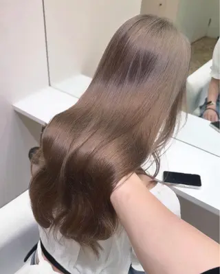 ロング カラー むっち〜/ケアカラー /似合わせcutのヘアスタイル