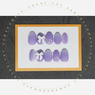 ネイル サメ猫 マーヤのネイルデザイン