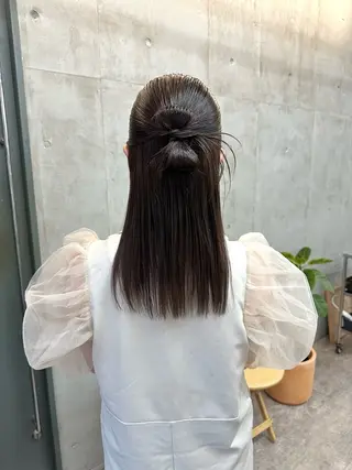 ミディアム ヘアアレンジ レイヤーカット💫 ／HARUKA🎀のヘアスタイル