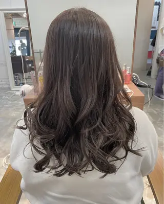 ロング 村上 真依子のヘアスタイル