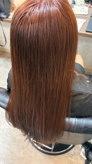 ロング カラー RIENS めばえのヘアスタイル