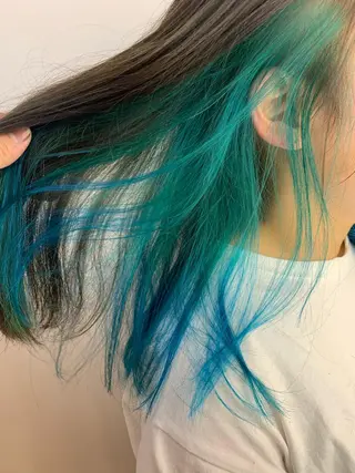 セミロング カラー SALOWIN神戸三宮店所属・【美髪を叶える】中谷 彰宏（アキ)のヘアスタイル