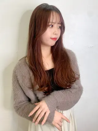 ロング 藤間 帆乃夏（とうまほのかのヘアスタイル