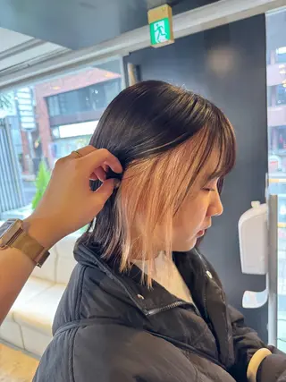 ショート カラー 透明感カラー🌱 🍑天野琴音🍑のヘアスタイル