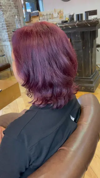 ミディアム カラー 廣瀬 智志のヘアスタイル