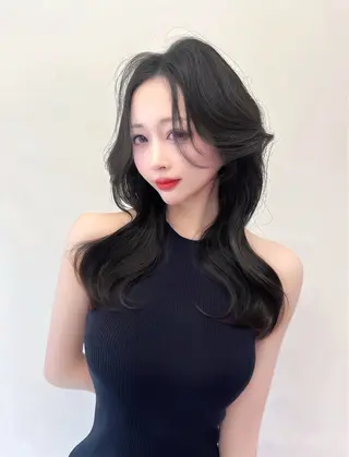 ロング カラー ヘアアレンジ 韓国ヘア/髪質改善 TAKAHIROのヘアスタイル