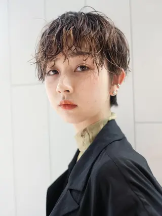 ショート カラー ITbyALBUM 八王子店のヘアスタイル