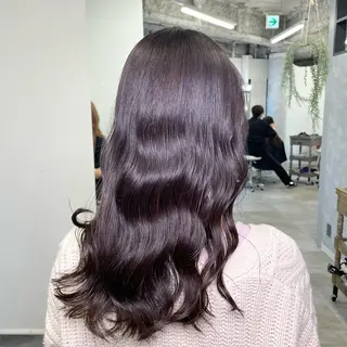 ロング カラー 色白に見える暗髪 梅田・増田のヘアスタイル