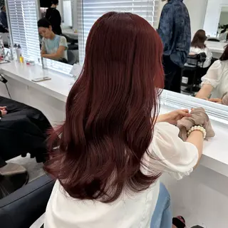 ミディアム カラー ♡上品韓国髪♡ブラ ウン/SAYATOのヘアスタイル