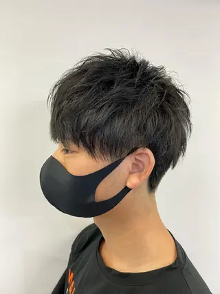 ショート カラー メンズ メンズ特化 水口湧太のヘアスタイル