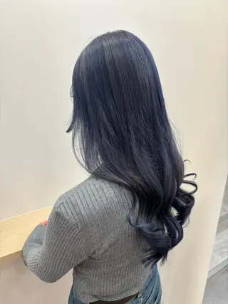 ロング と きのヘアスタイル