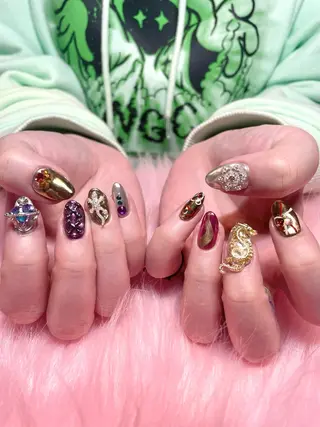 ネイル Nail ヌシん家 AKANEのネイルデザイン