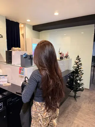 ロング カラー レイヤー/ハイトーン ROKUのヘアスタイル