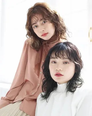 セミロング Lall  You 大阪所属・🥛洒落髪小顔cut なら龍崎🥛のヘアスタイル