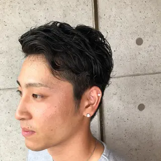 パーマ メンズ 福森 みずきのヘアスタイル
