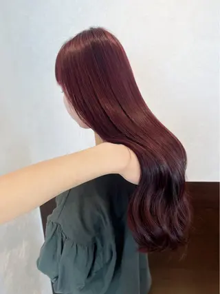 カラー nehus nagaoka所属・🖤複雑履歴ブリーチ Mizuki 🖤のヘアスタイル