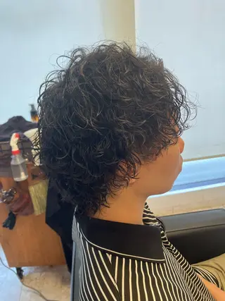 パーマ メンズ メンズ特化/パーマ/ フェードWATARUのヘアスタイル