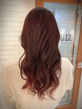 ロング 坂本 なつきのヘアスタイル