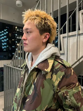 ショート メンズ siki 大阪福島 エンドウハルのヘアスタイル