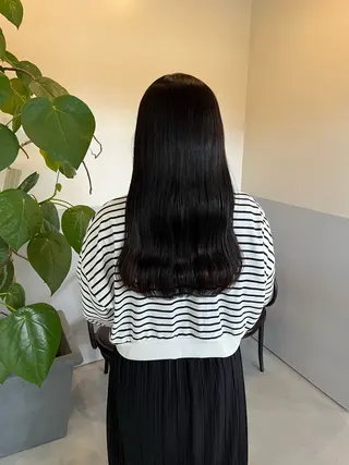 ロング 神谷 夏帆のヘアスタイル