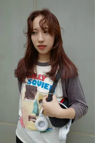 ミディアム カラー SALOWIN所属・ブリーチ✨ ボブ🪢レイヤーのヘアスタイル