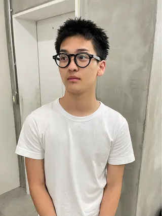 ショート メンズ メンズカット パーマ[佐橋]のヘアスタイル