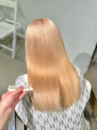 ロング カラー 🌻名古屋🌻 🫧ハイトーン🫧のヘアスタイル