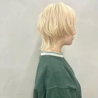 ショート 柏 ウルフ/レイヤー 田中佐和🐺のヘアスタイル
