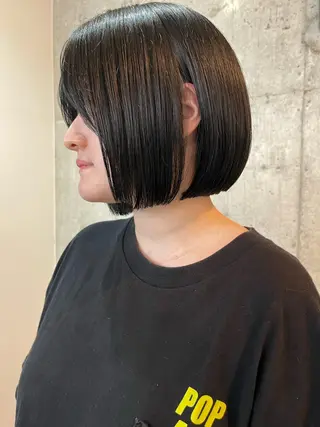 ショート ボブ×縮毛矯正 ryotaのヘアスタイル