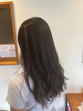 ロング カラー 高橋 遥のヘアスタイル