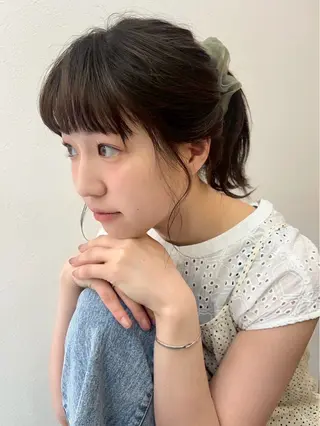 ミディアム 恩田 遼のヘアスタイル