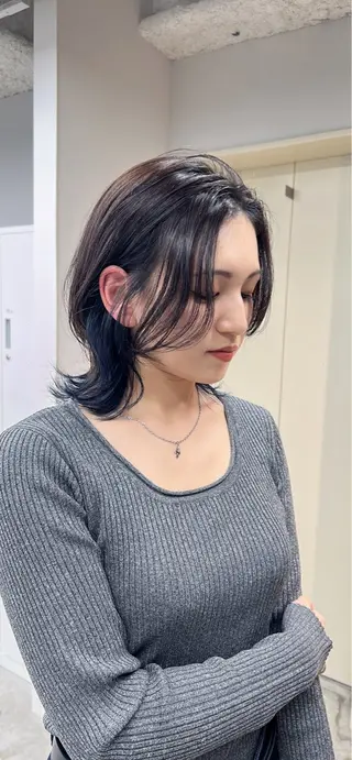 カラー GiseL さあや博多ハイトーンのヘアスタイル