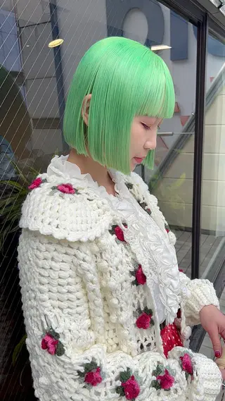 ショート カラー 🧡色落ちまで2度綺 麗なカラー🧡ヨシキのヘアスタイル