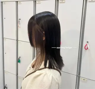 ミディアム カラー nanaka :のヘアスタイル