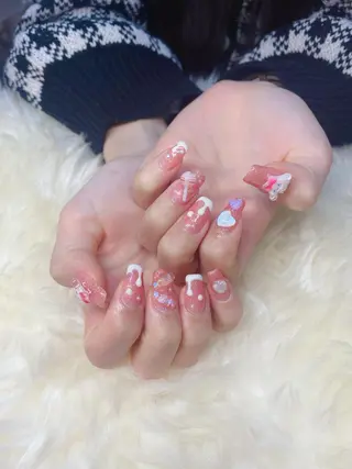 セミロング 💜MIYA nail川崎店のネイルデザイン
