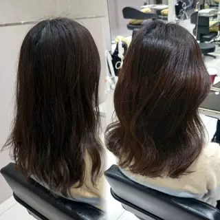 ミディアム パーマ 内田 志乃のヘアスタイル