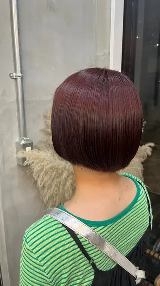 カラー 田中 萌のヘアスタイル