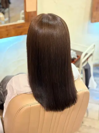 セミロング 柘植 雅大のヘアスタイル
