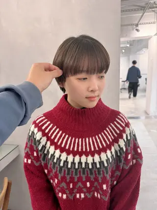 ショート foto所属・𝐁𝐋𝐔𝐄𝐓 /カット特化/新宿のヘアスタイル